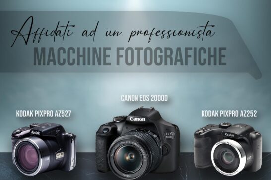Immagine di collegamento con le macchine fotografiche presenti nello shop