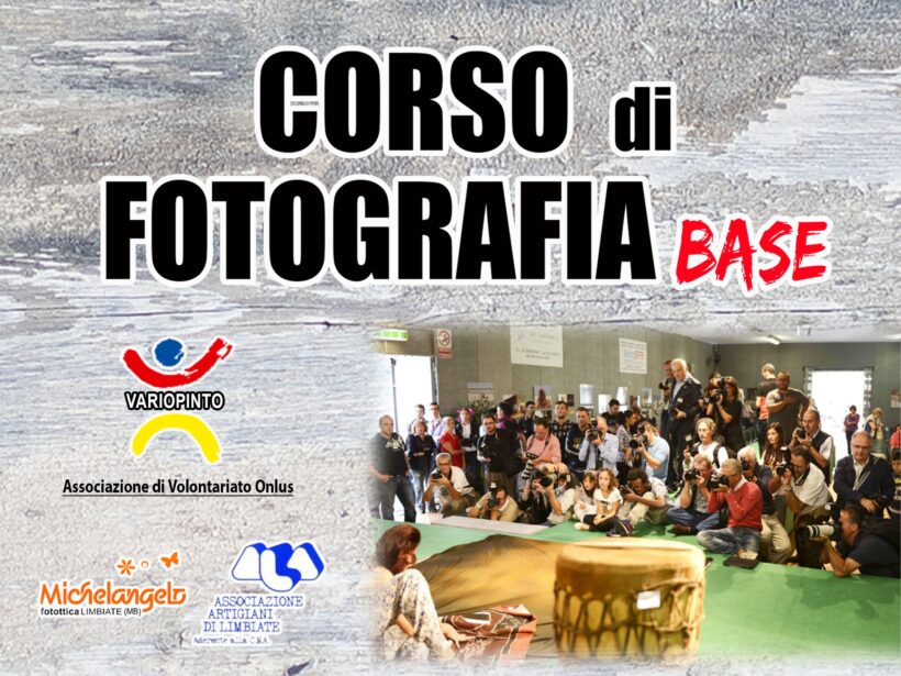Corso di fotografia di base in collaborazione con Variopinto Onlus