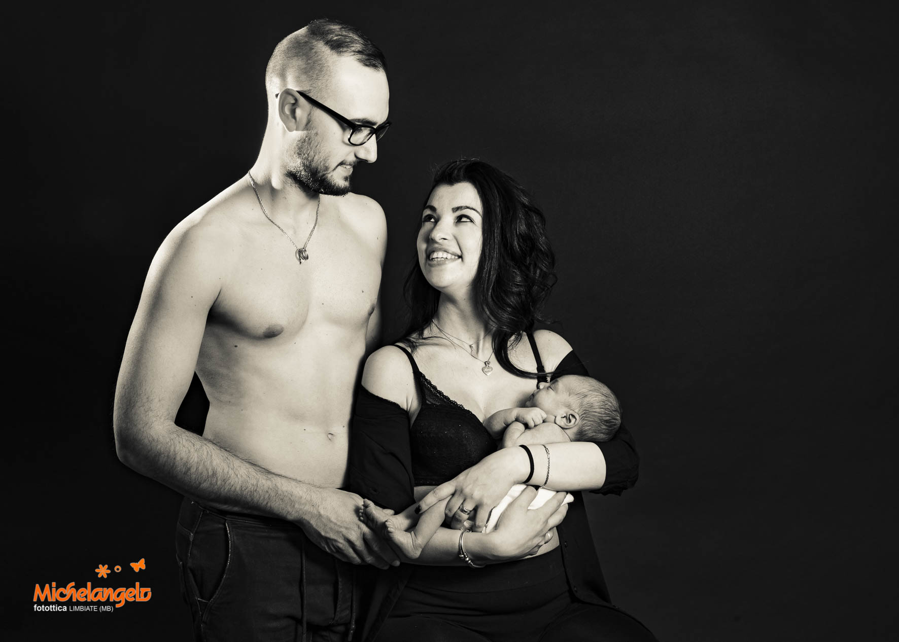 foto in studio new born