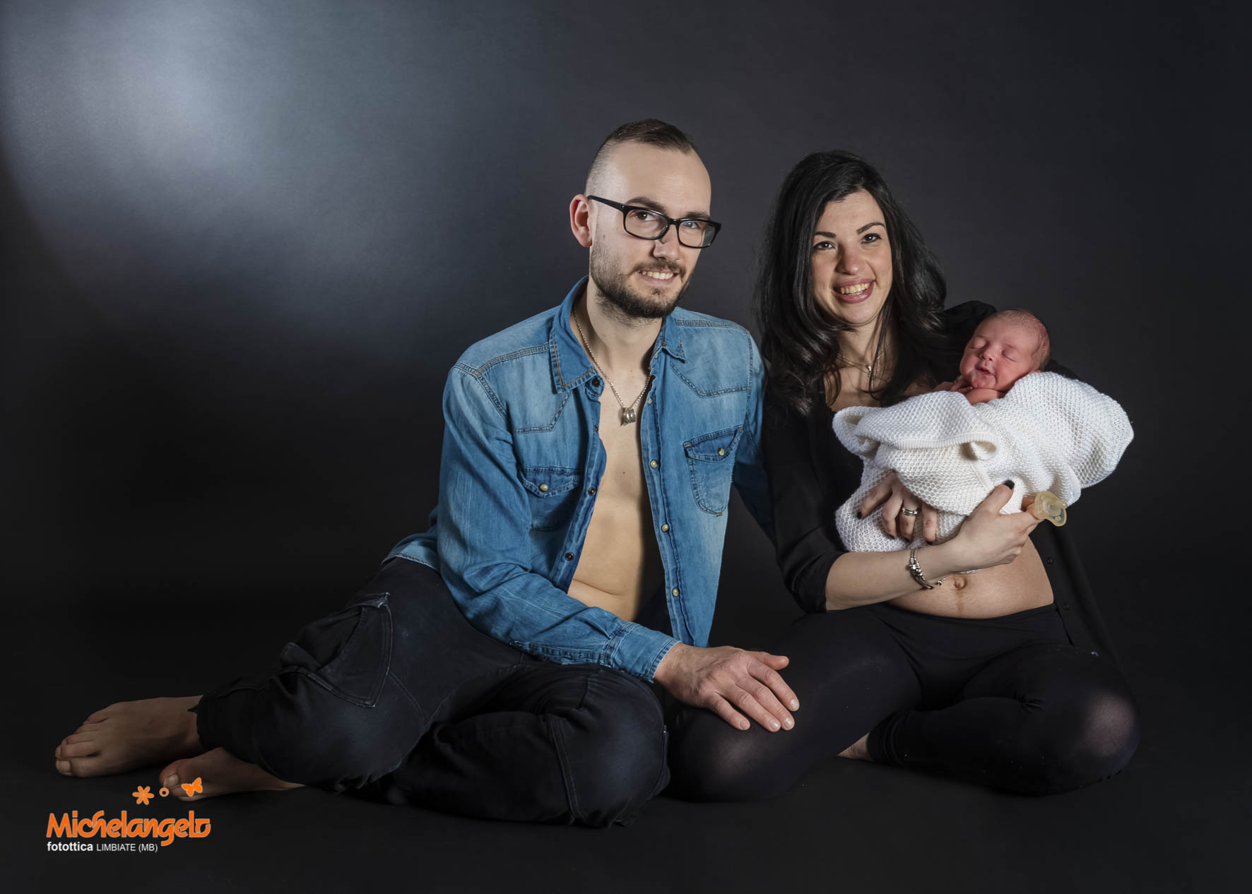 foto in studio new born